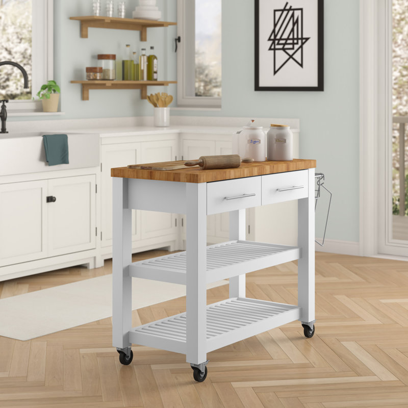 Ebern Designs Sydney Kitchen Cart & Reviews Wayfair